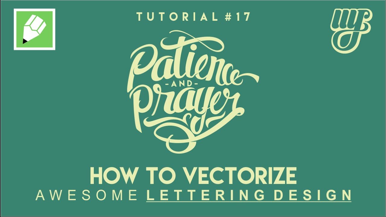 How to Vectorize Hand Lettering Using Corel Draw X7 | Tutorial #17