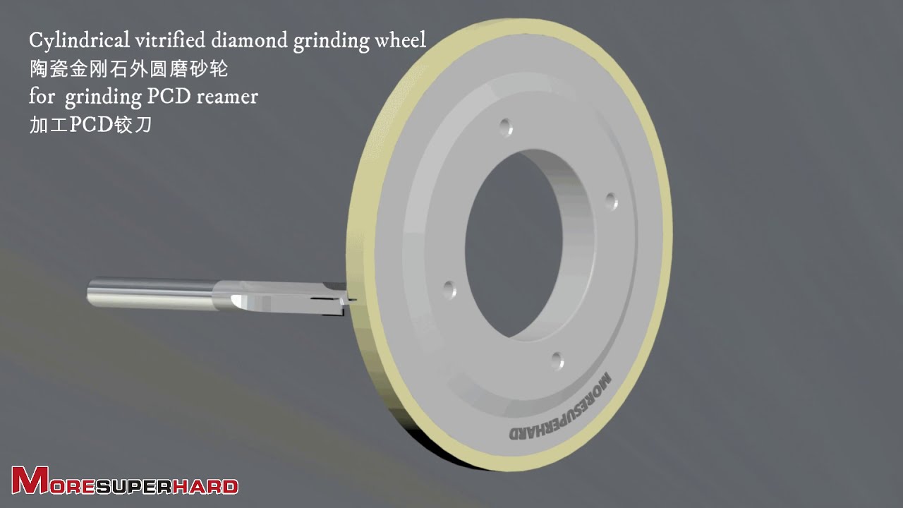 Cylindrical vitrified diamond grinding wheel for &nbsp;grinding rotary tools, pcd tools (pcd reamer )