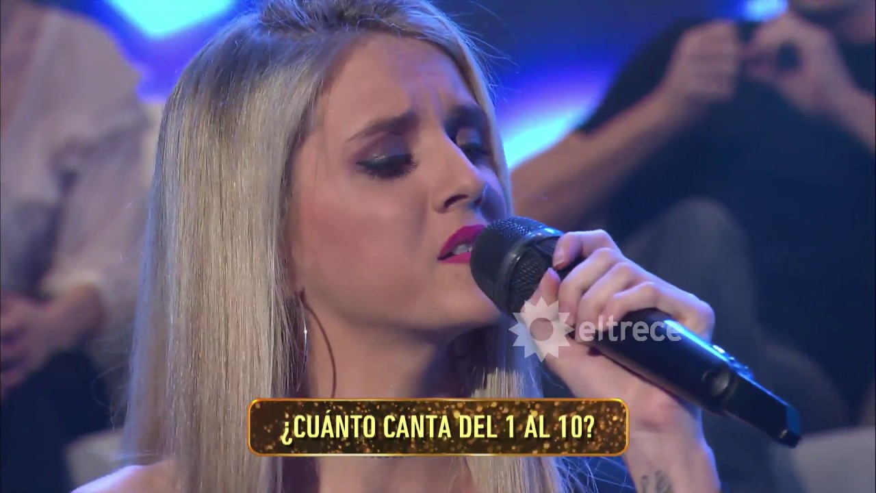 Ella cantó hermoso y Juan Pérsico la puntuó y sorprendió a varios
