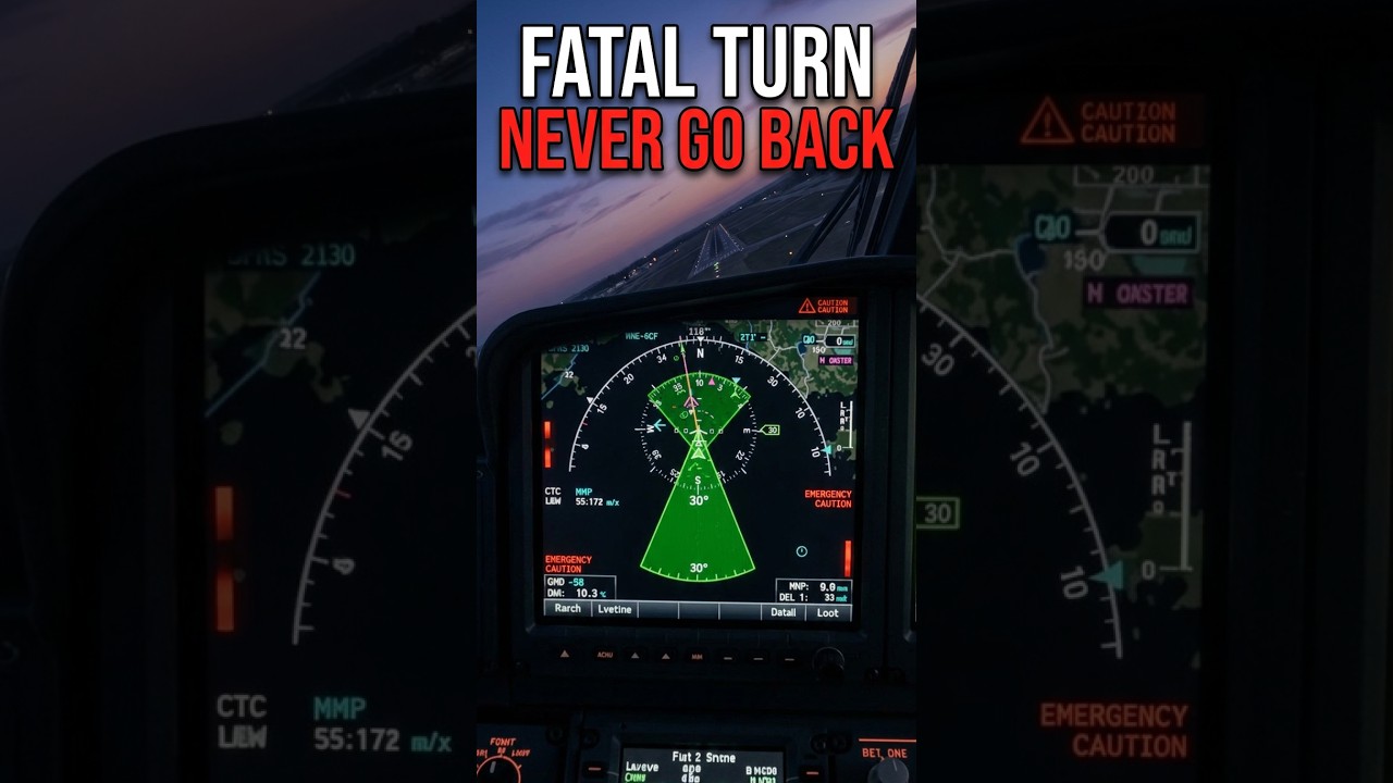 Why You Must NEVER Turn Back After Engine Failure 🛩️ #shorts
