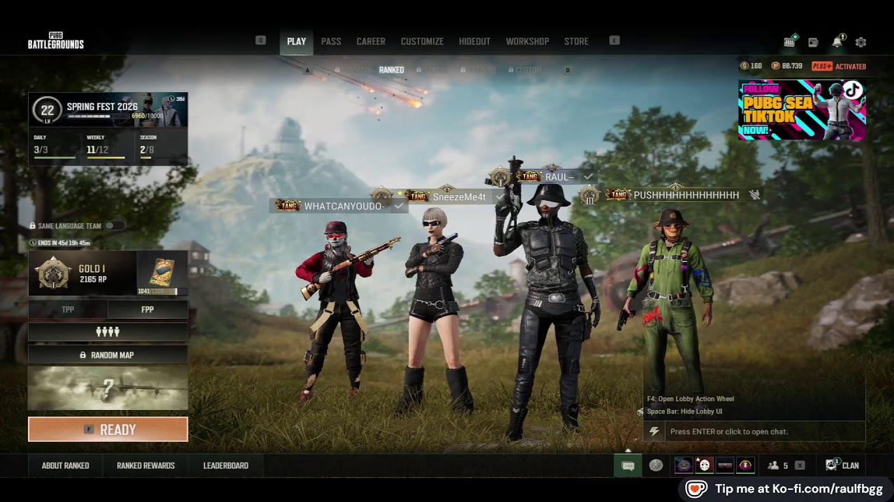 🔴LIVE RAUL PUBG [HOT DROP] SEA | FPP Ranked #pubg
