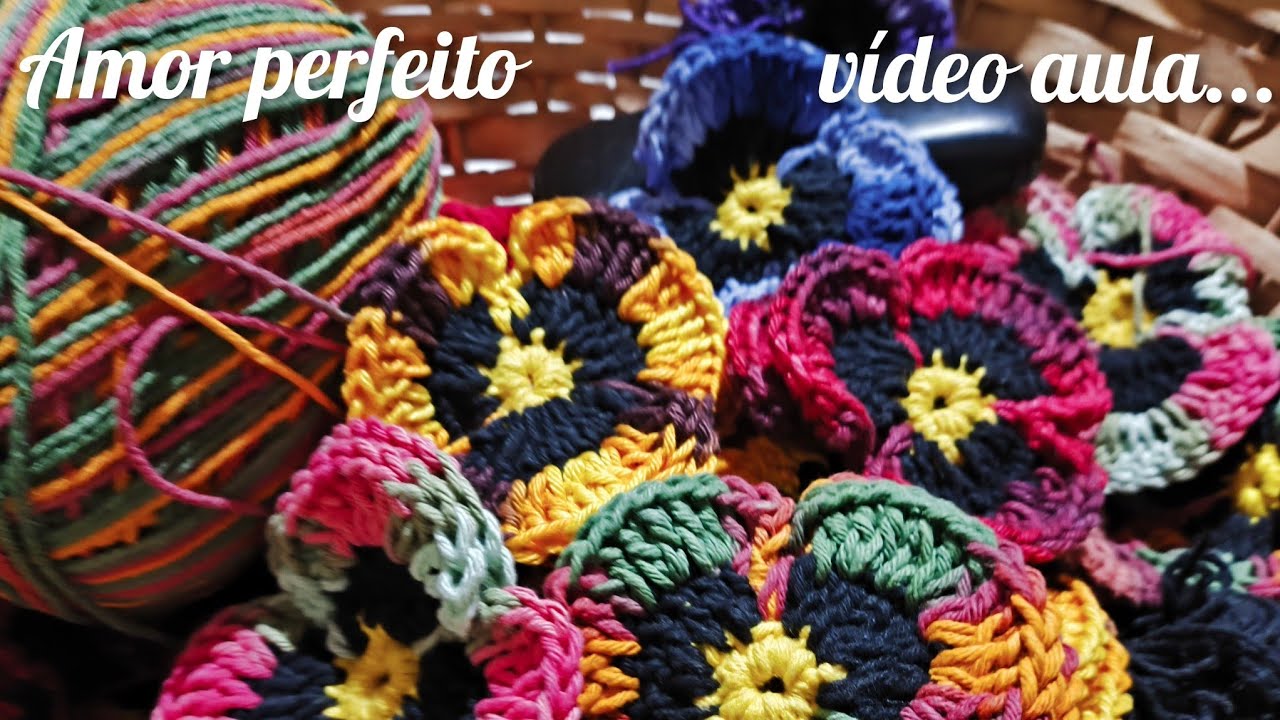 ✅FLOR AMOR PERFEITO EM CROCHE/ VIDEO AULA/#passoapasso #crochet #flores 