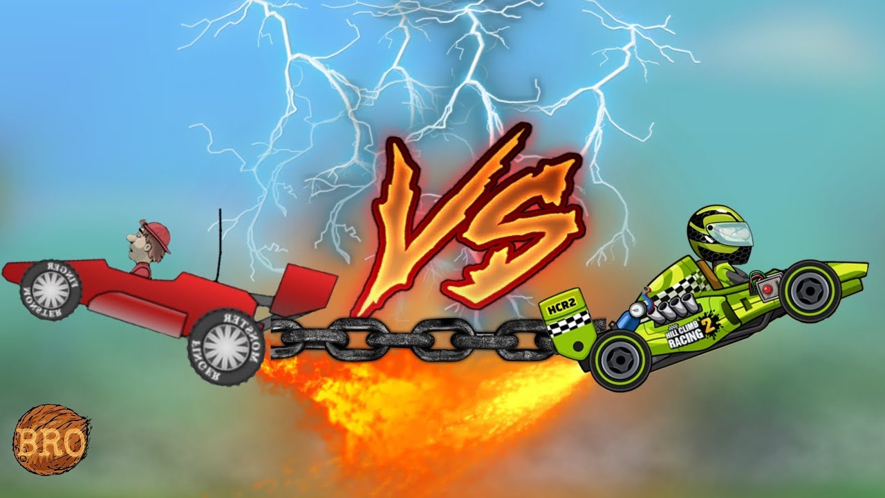 RACE CAR VS FORMULA - Hill Climb Racing 1 & 2 [Full HD]