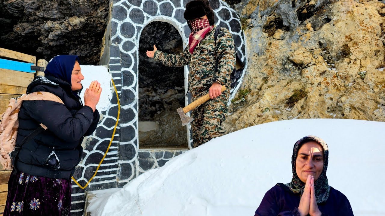 A Mountaineer’s Sacrifice: Rescuing a Homeless Mother Trapped in a Snowstormy Mountain!