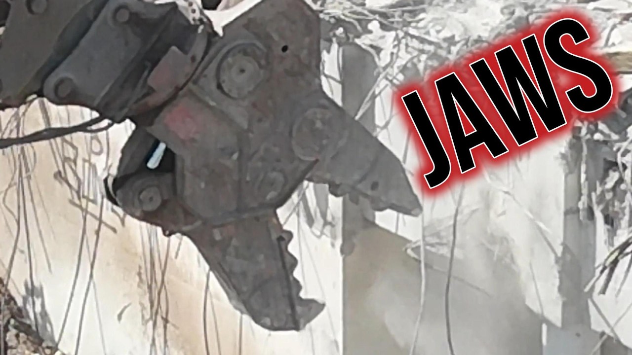 JAWS – The Monster Machine #blackpool    Demolition Drone Footage