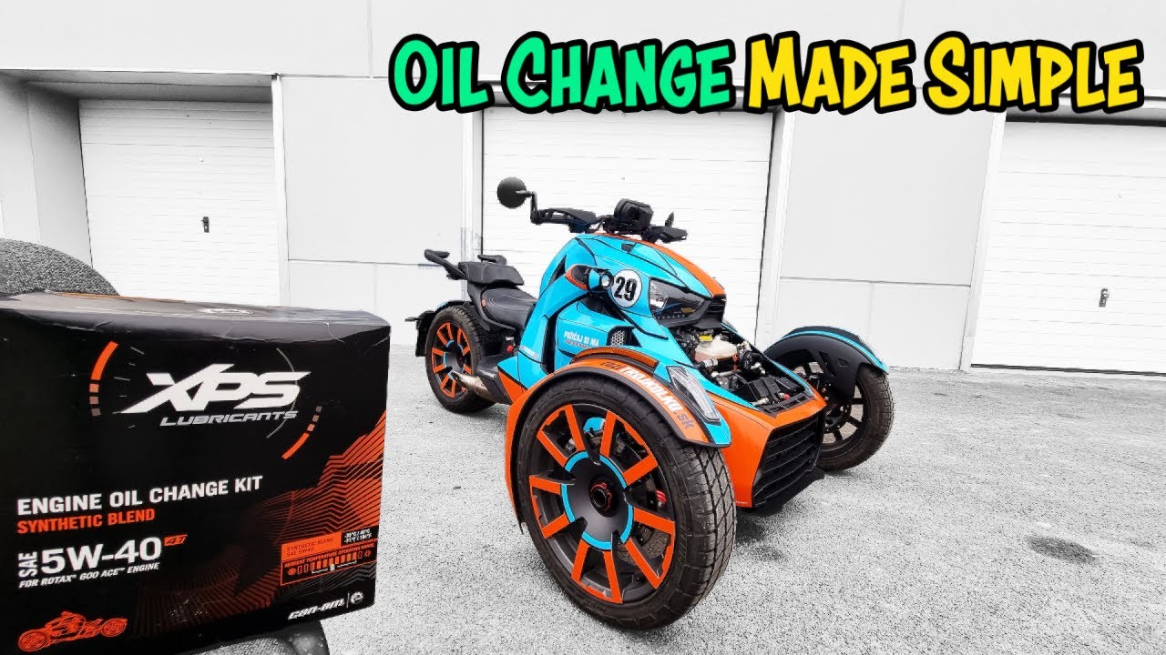 Easy Job - Oil Change Can-Am RYKER with Tips and Tricks