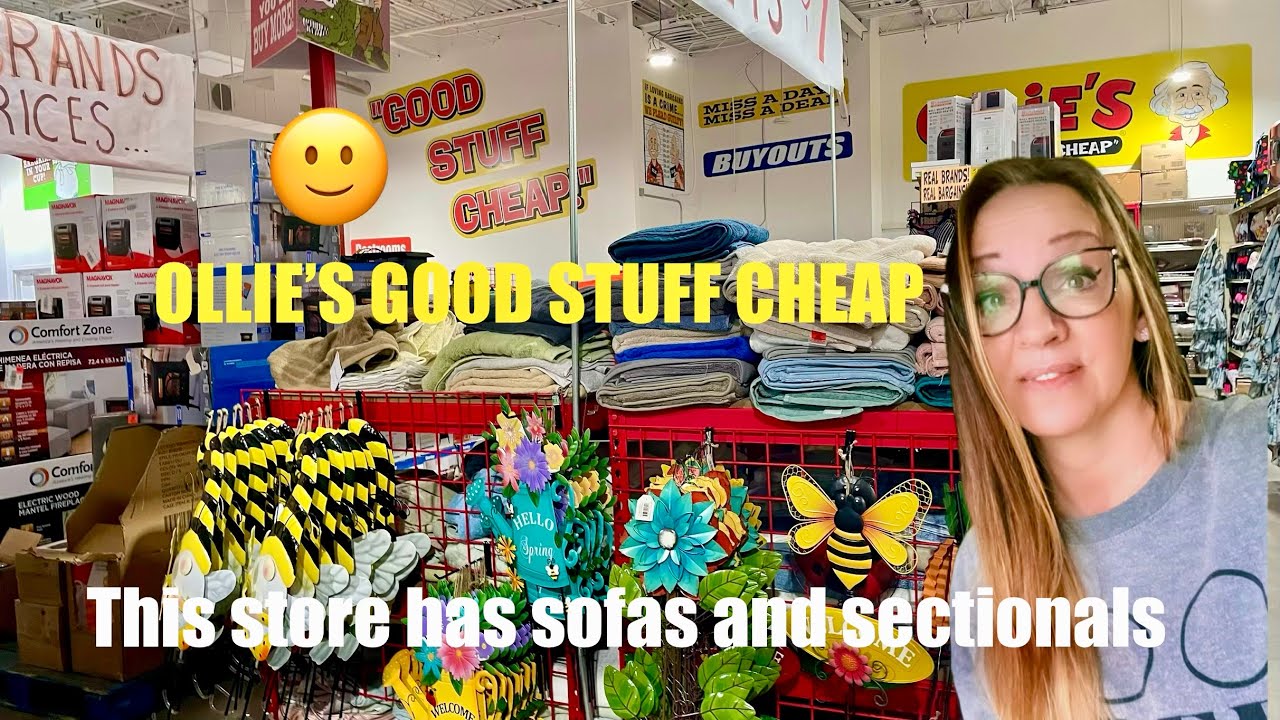 I’M CHECKING OUT OLLIES AT A DIFFERENT LOCATION.THIS ONE HAS SOFAS AND SECTIONALS WOW😉 COME ALONG😊