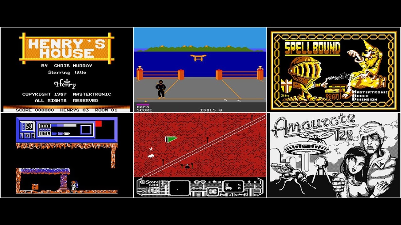 Borsuk Retro Gry TV: Atari XL/XE - Przegląd Gier Firmy Mastertronic