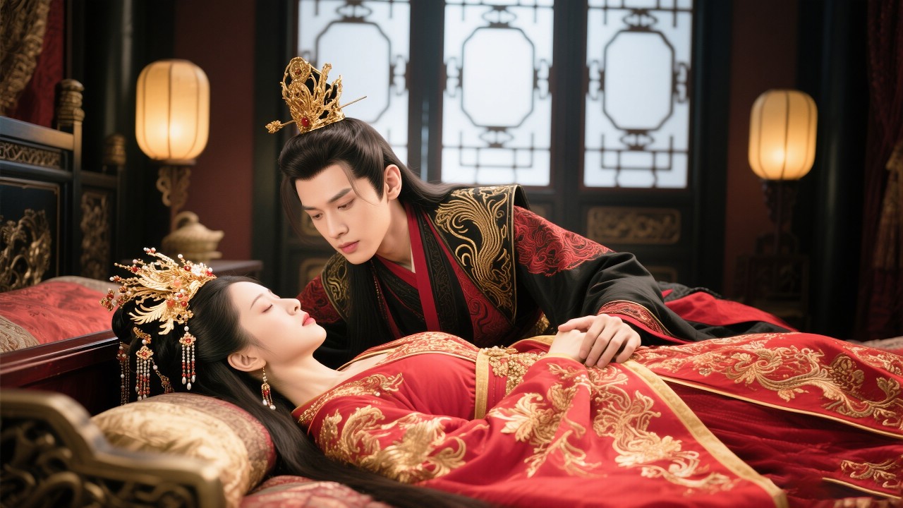 💥She time-travels, marries a sickly prince—on their wedding night he revives and hears her thoughts!