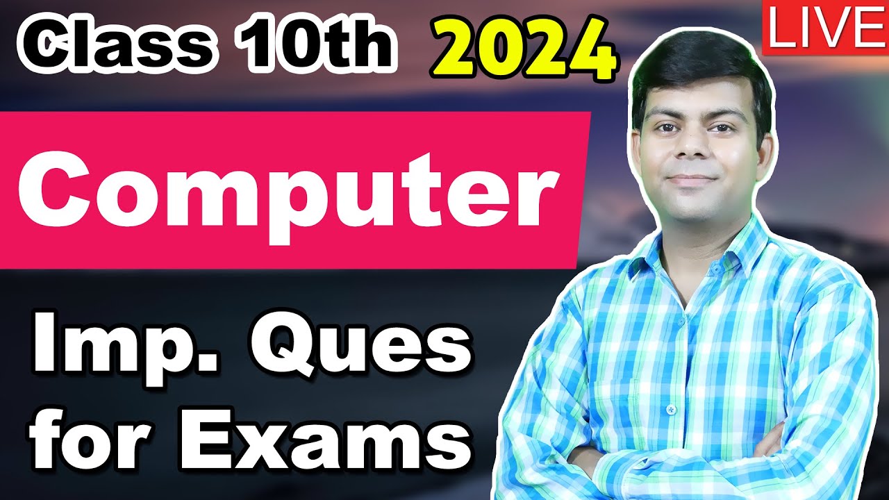 Important Questions in Computer Class 10 | Theory, Output and Programs | ICSE Class 10 Computer