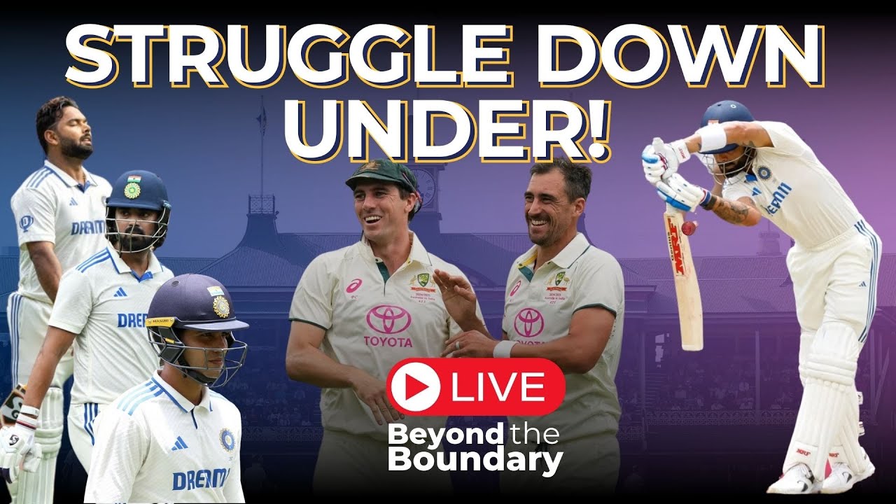 SCG Test: India's batting fails to fire once again, 185 all out vs Australia