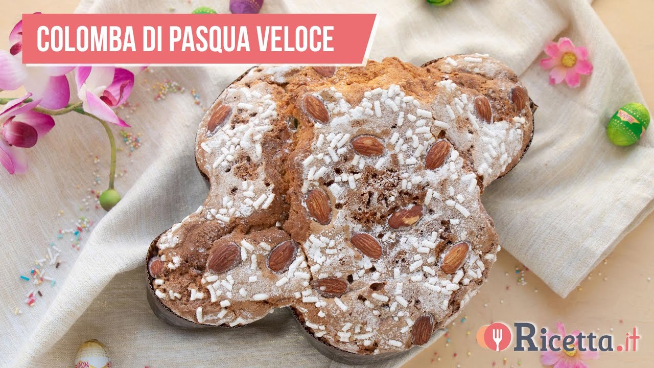 COLOMBA DI PASQUA VELOCE (lievita in forno), facilissima e velocissima  - Ricetta.it