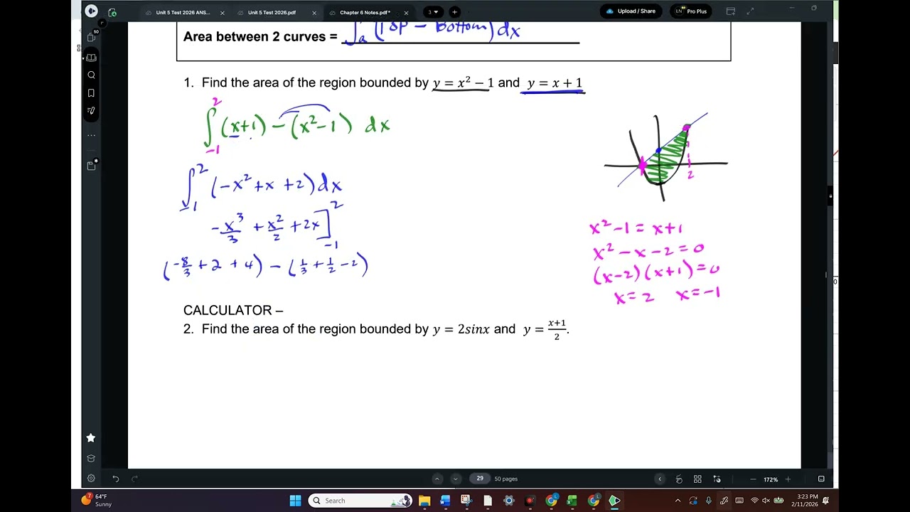 Calc 6 4 Area