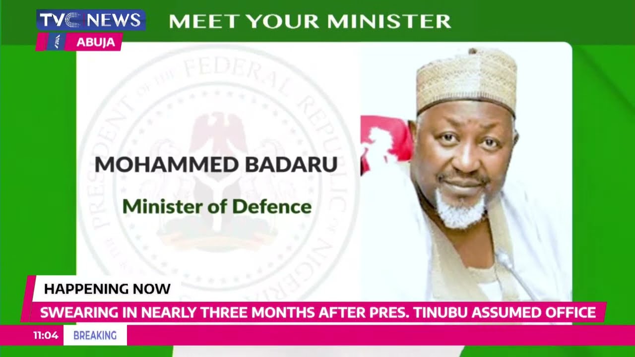 Ex-Jigawa State Governor, Mohammed Badaru Sworn In As Minister of Defence