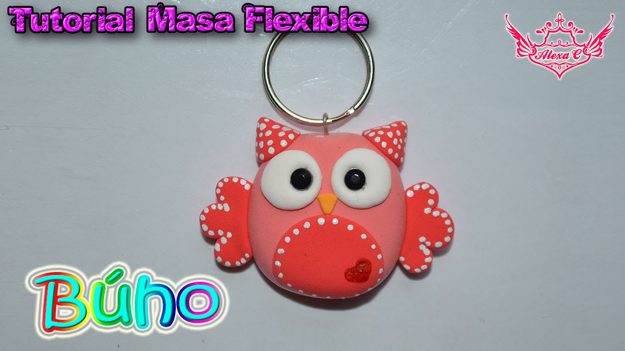 ♥ Tutorial: Búho de Masa Flexible ♥