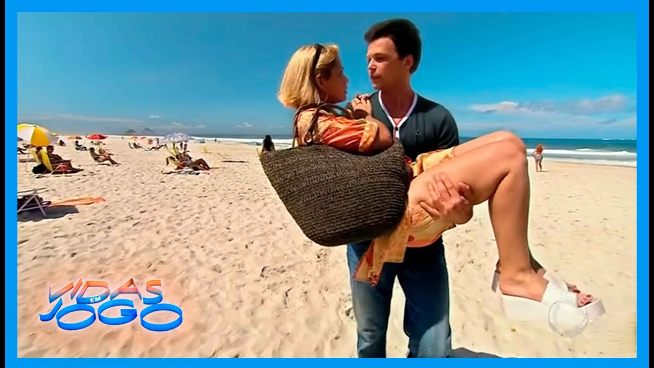 Patricia passa mal na praia e Francisco a ajuda | VIDAS EM JOGO