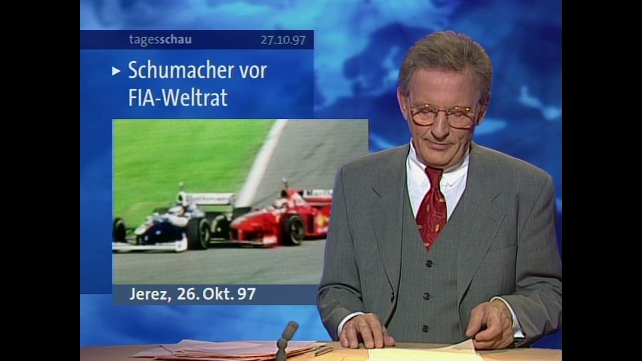 Berichte zur Formel-1-Saison 1997 mit dem Rammstoß von Michael Schumacher gegen Villeneuve