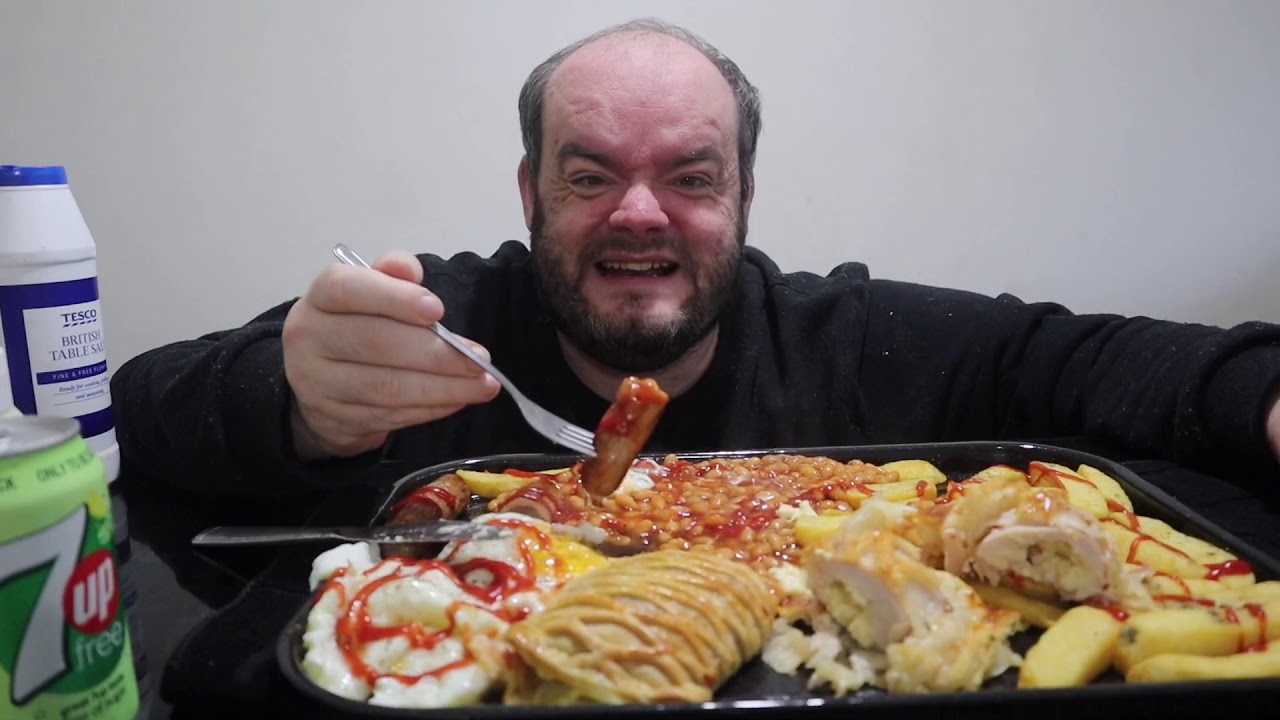 I blocked my first viewer Chicken fish and chips UK mukbang