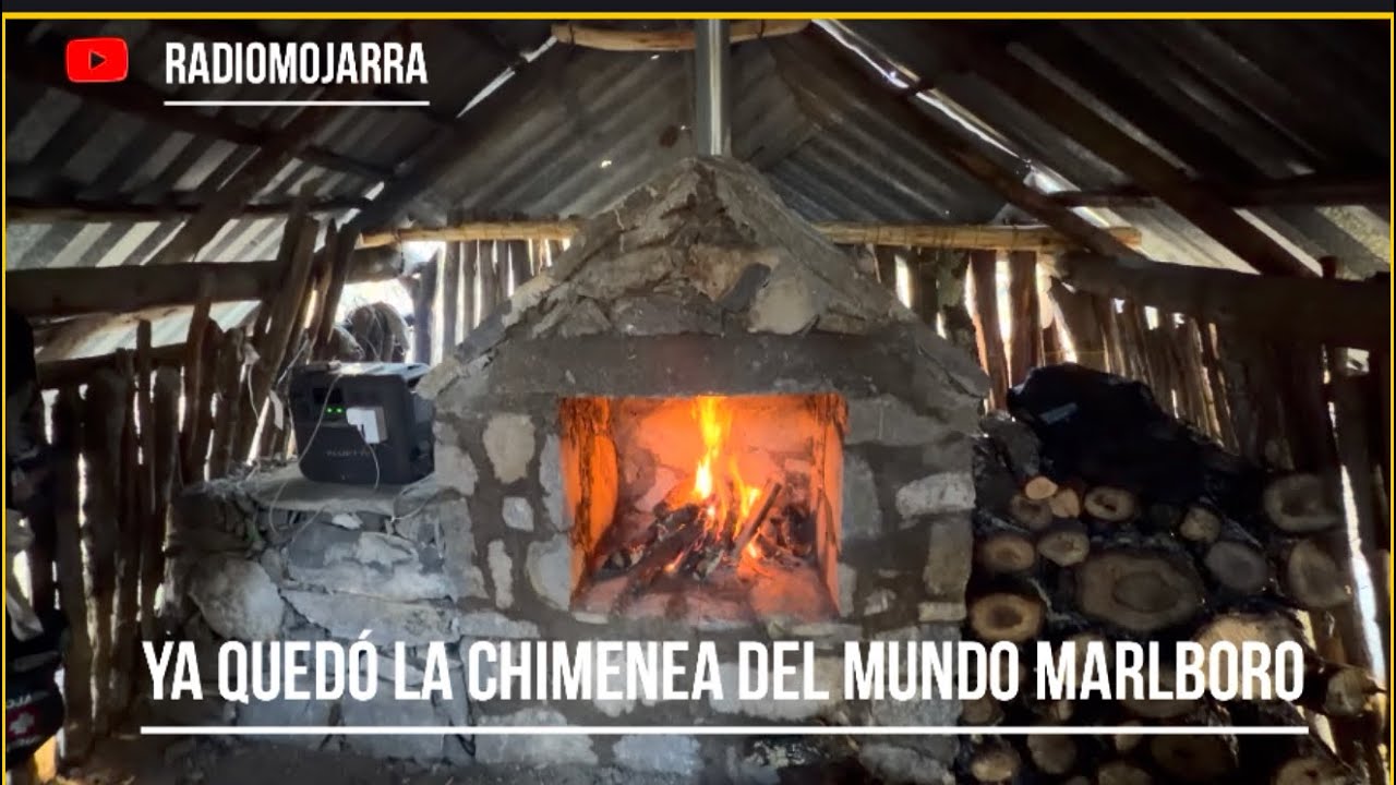 Ya quedó la chimenea ahora si frío déjate venir! 