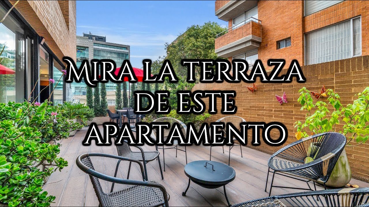 La terraza de este apartamento te encantará 🪴