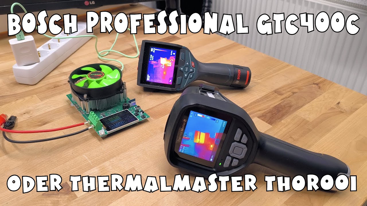 Bosch Professional GTC 400C oder Thermalmaster Thor001 Wärmebildkamera?