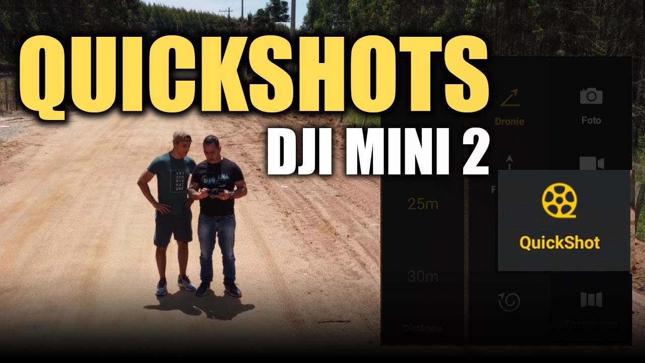 Como fazer QUICKSHOTS no DJI MINI 2 | Tutorial Completo PT-BR