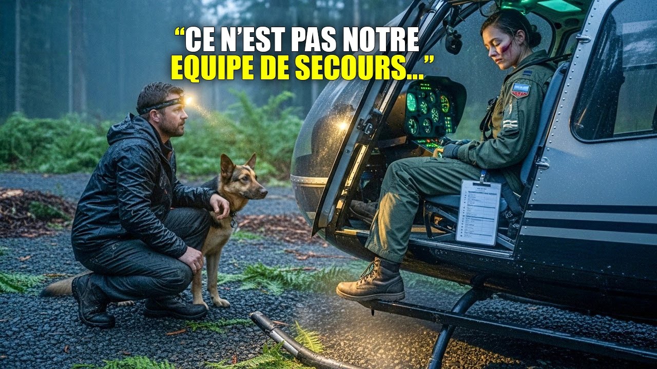 Un père solo et son chien découvrent un officier mourant dans un hélicoptère