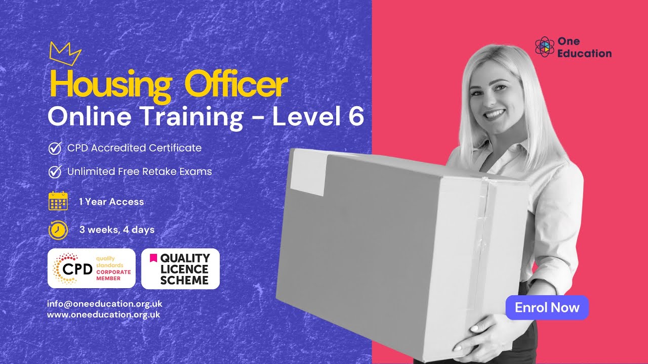 Housing Officer Training Course Online | CPD & QLS Certified | Start Your Housing Career