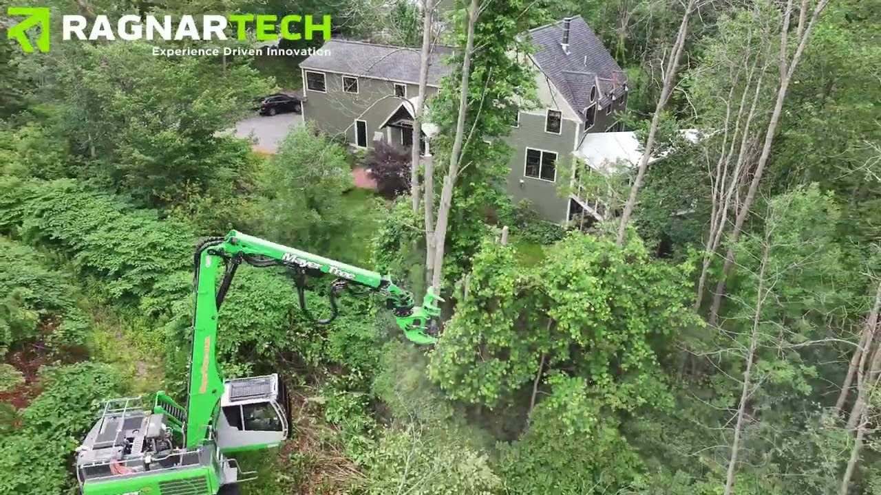RagnarTech Forest Cutter 300 on Sennebogen 718