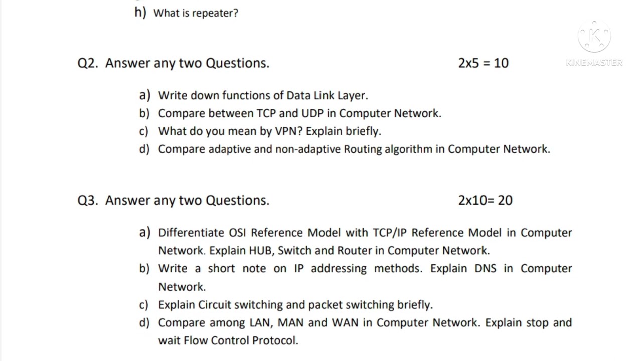 B.Sc 6th Semester General Question Paper-2022// Computer Science (DSE-1B)//Burdwan University