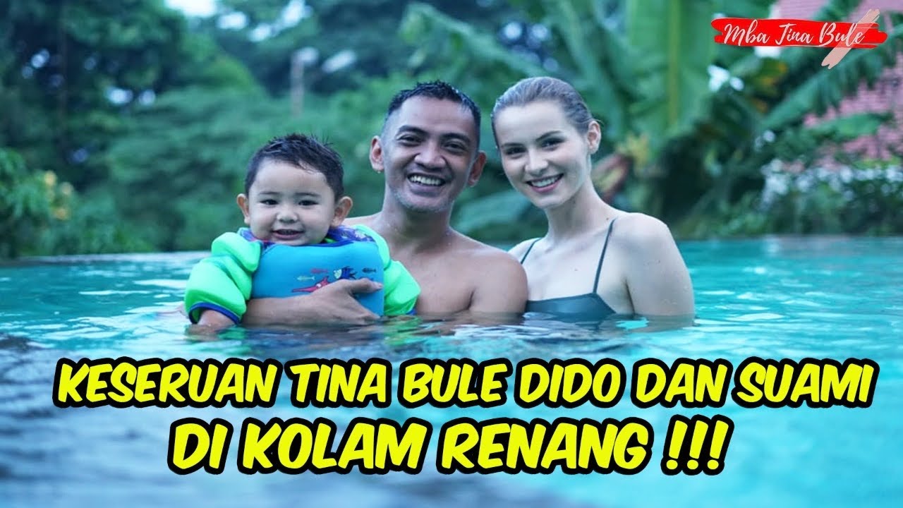 KESERUAN KELUARGA TINA BULE DI KOLAM RENANG !!!