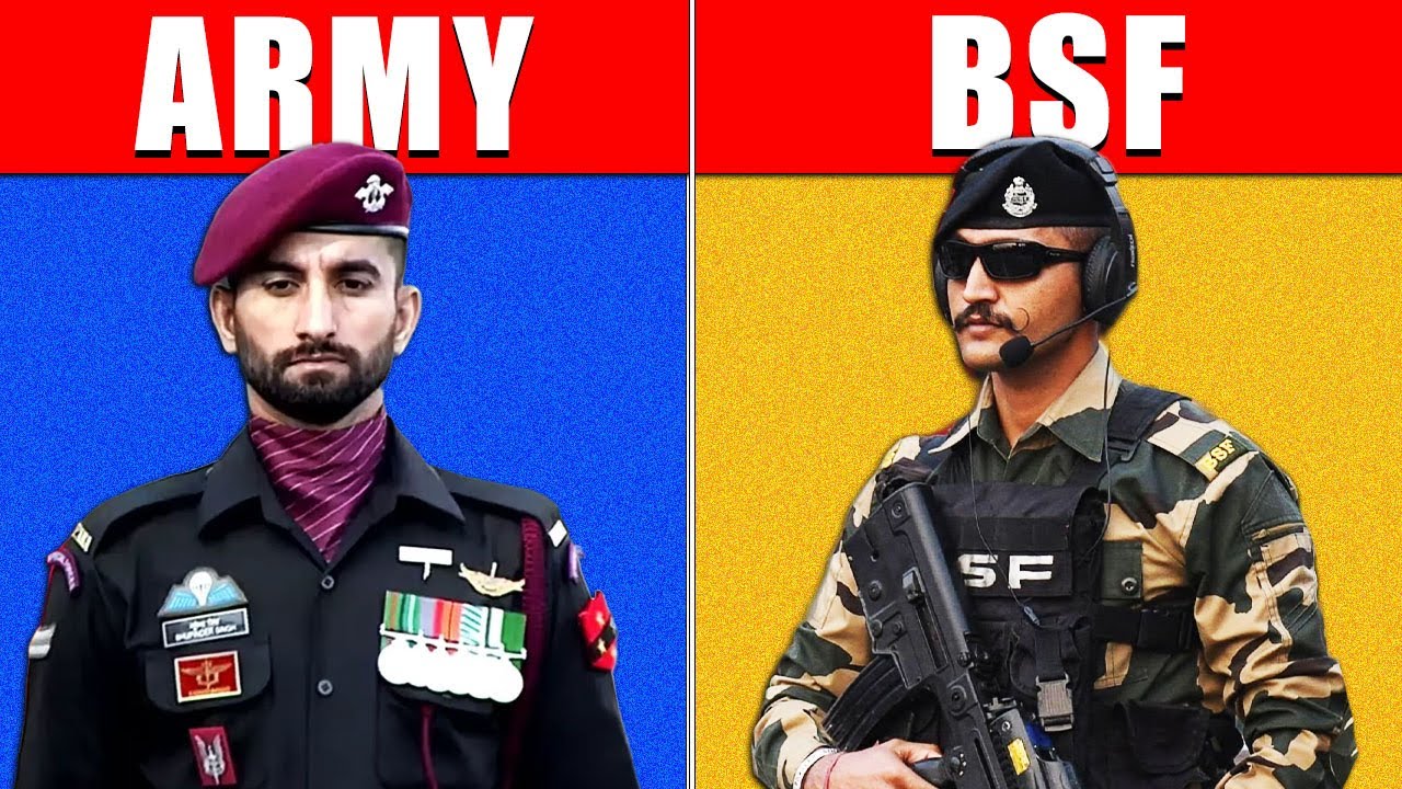 Indian Army Vs BSF - Difference Between Indian Army & Border Security Force