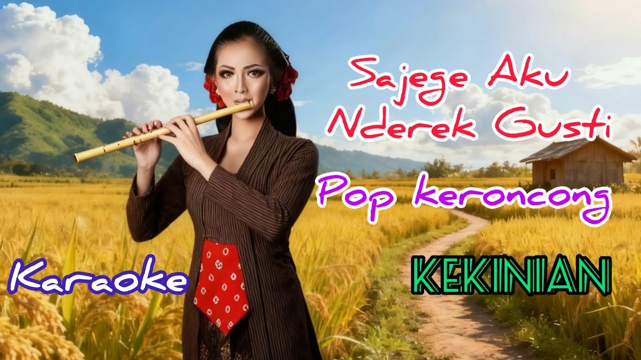 Sajege aku nderek Gusti karaoke