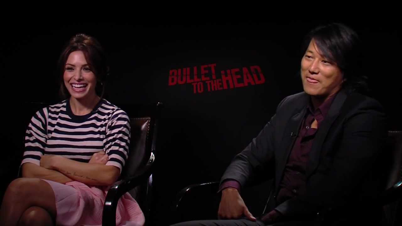 Sarah Shahi & Sung Kang's Official 'Bullet to the Head' Interview Pt.2