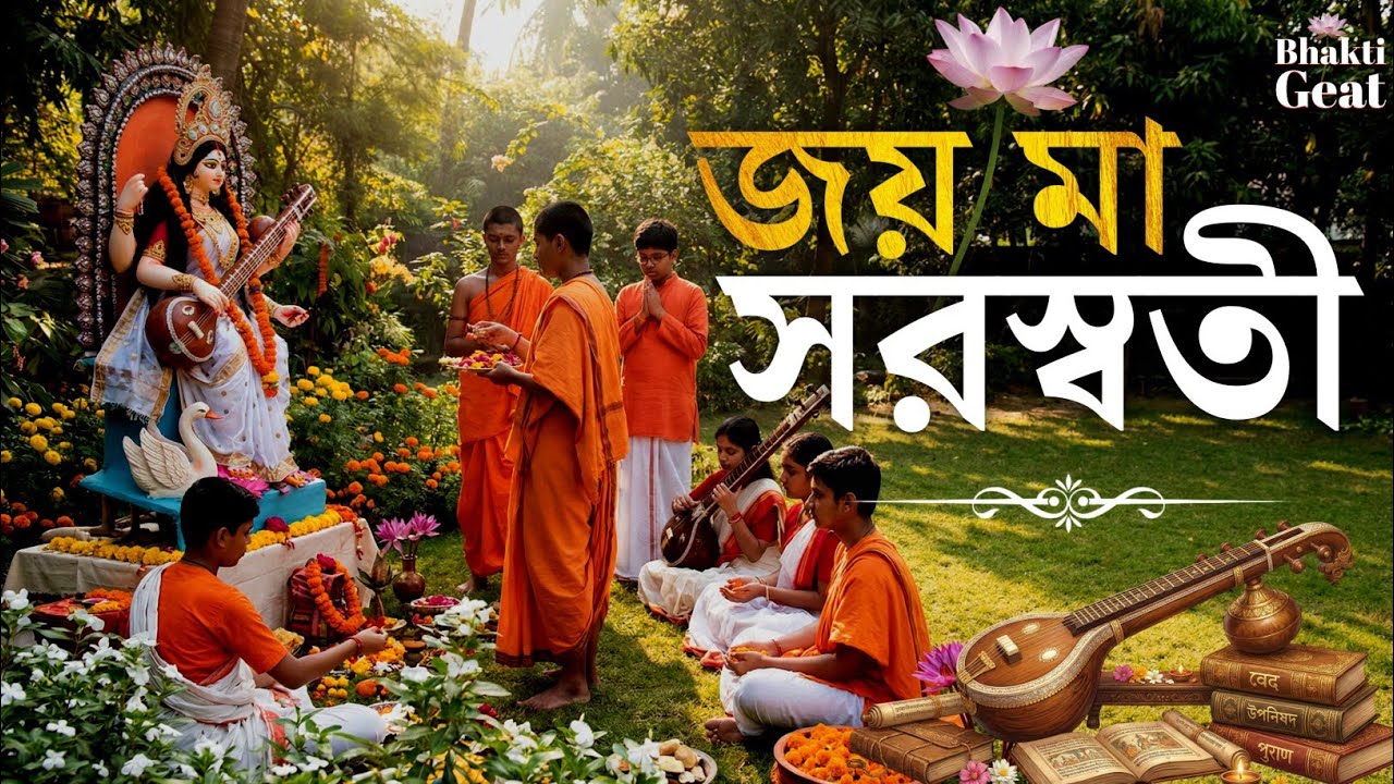 শুভদা বরদা দেবী সরস্বতীর বন্দনা | Joyo Ma Joyo Ma | Beautiful Saraswati Vandana | Bhakti Geat 🎻