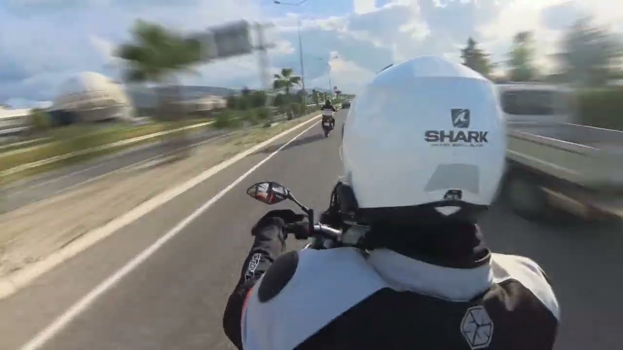 Kardeşimle motor turu :D
