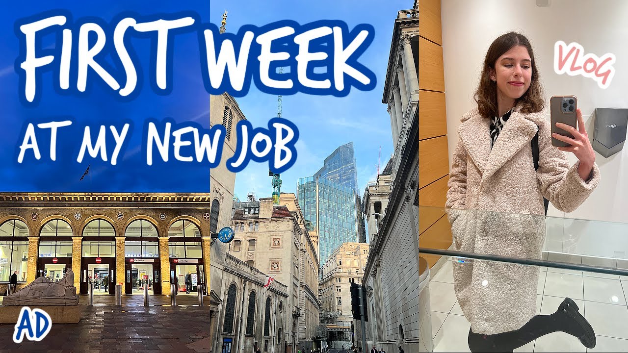 FIRST WEEK AT MY NEW JOB | London student actuary vlog