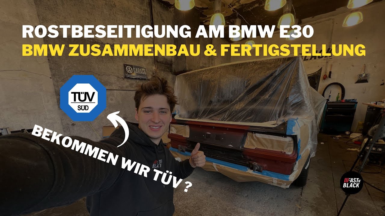 BMW E30 Cabrio | Heckblech selber lackieren ?! | Fail oder Erfolg ? | Teil 2