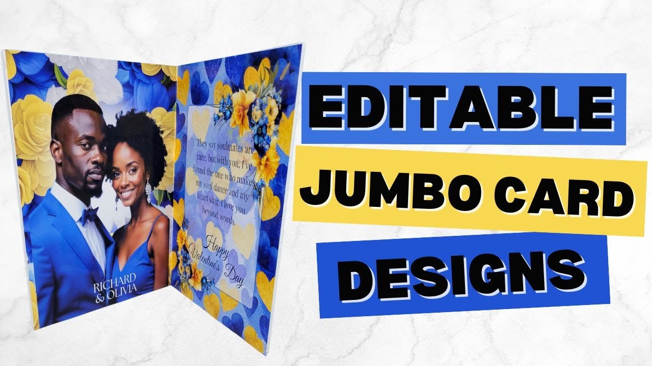 How To Make Your Own Jumbo Card