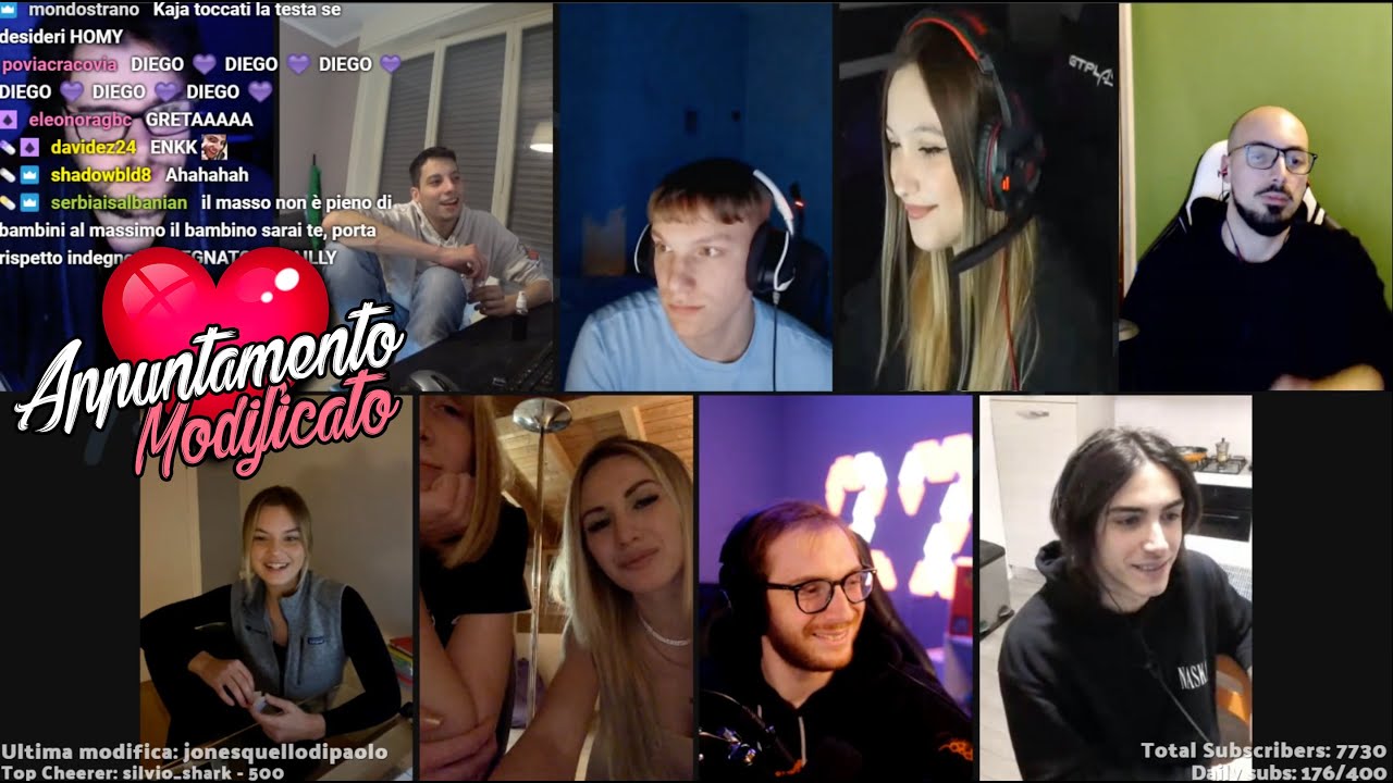 ci si diverte con Kaja, Paolo Cannone, Linda Mauri, Ivan Grieco, Maadux, Sofia Keira, Enkk e Naska!