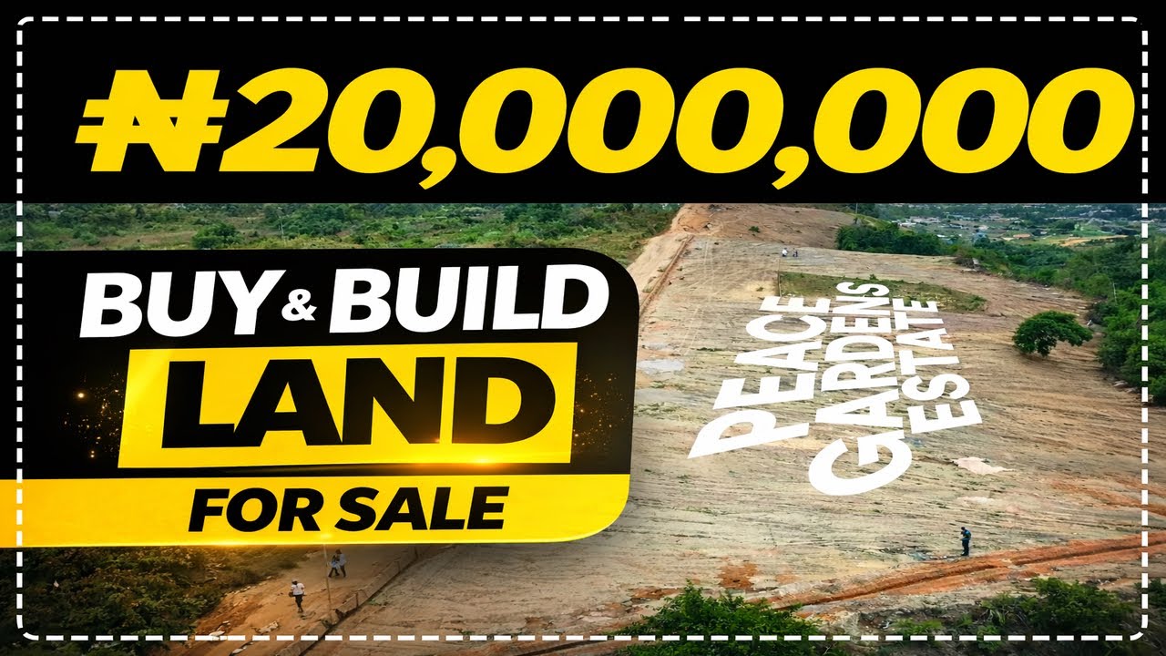 ₦20M Buy and Build Land in Enugu | Adjacent Golf Annex Estate | Well Secured Estate For Sale 🏡