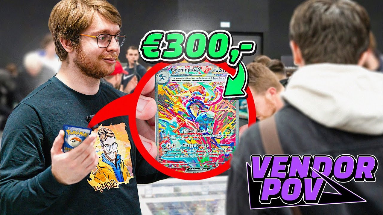 Vendor POV | Collectors Event Dag 2, €300 Greninja VERKOCHT! 2-3-2025