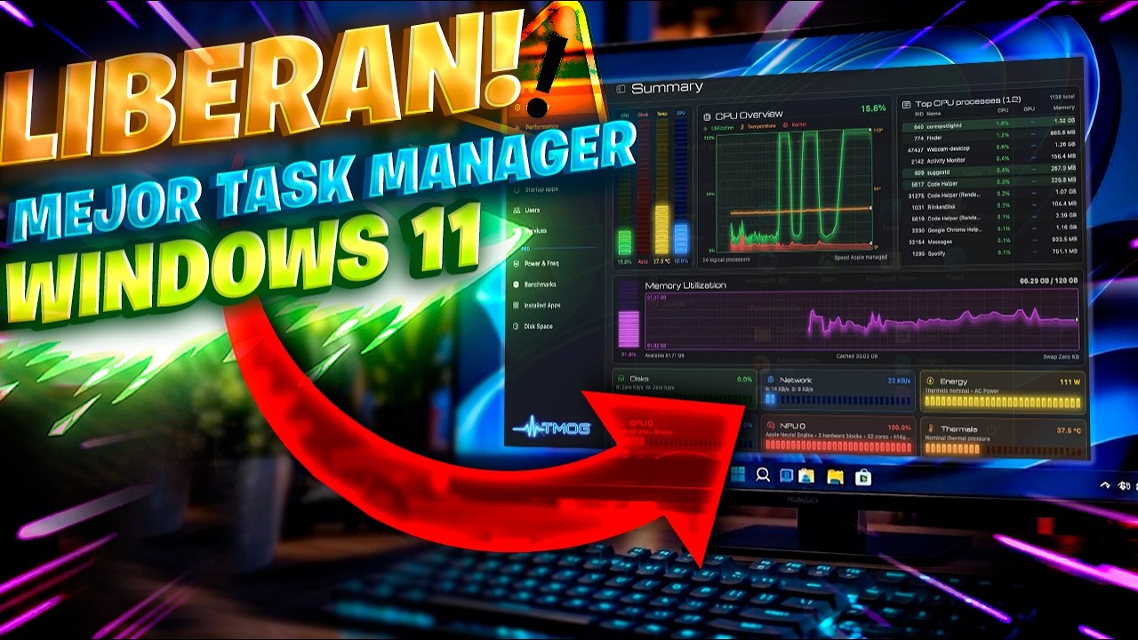 LIBERAN! TMOG para Windows y LINUX / MEJOR Administrador de TAREAS POTENTE!