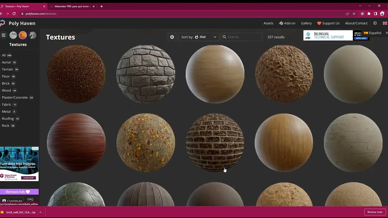 Materiales con texturas PBR parte 1 | Blender