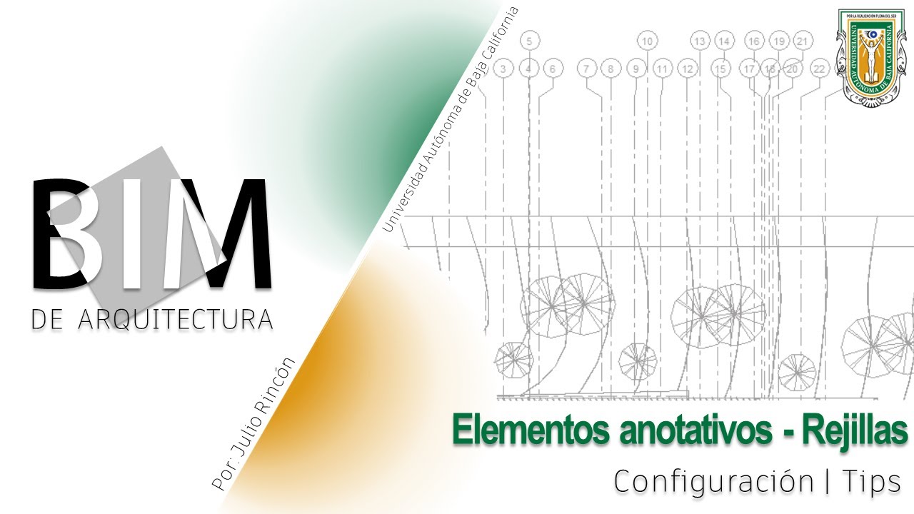 BIM de Arquitectura | C14 | Elementos anotativos - Rejillas