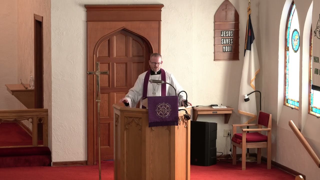 Sermon for Lent midweek 1, Feb  25, 2026, with Rev  Warner, Immanuel Lutheran Church, Everett, WA