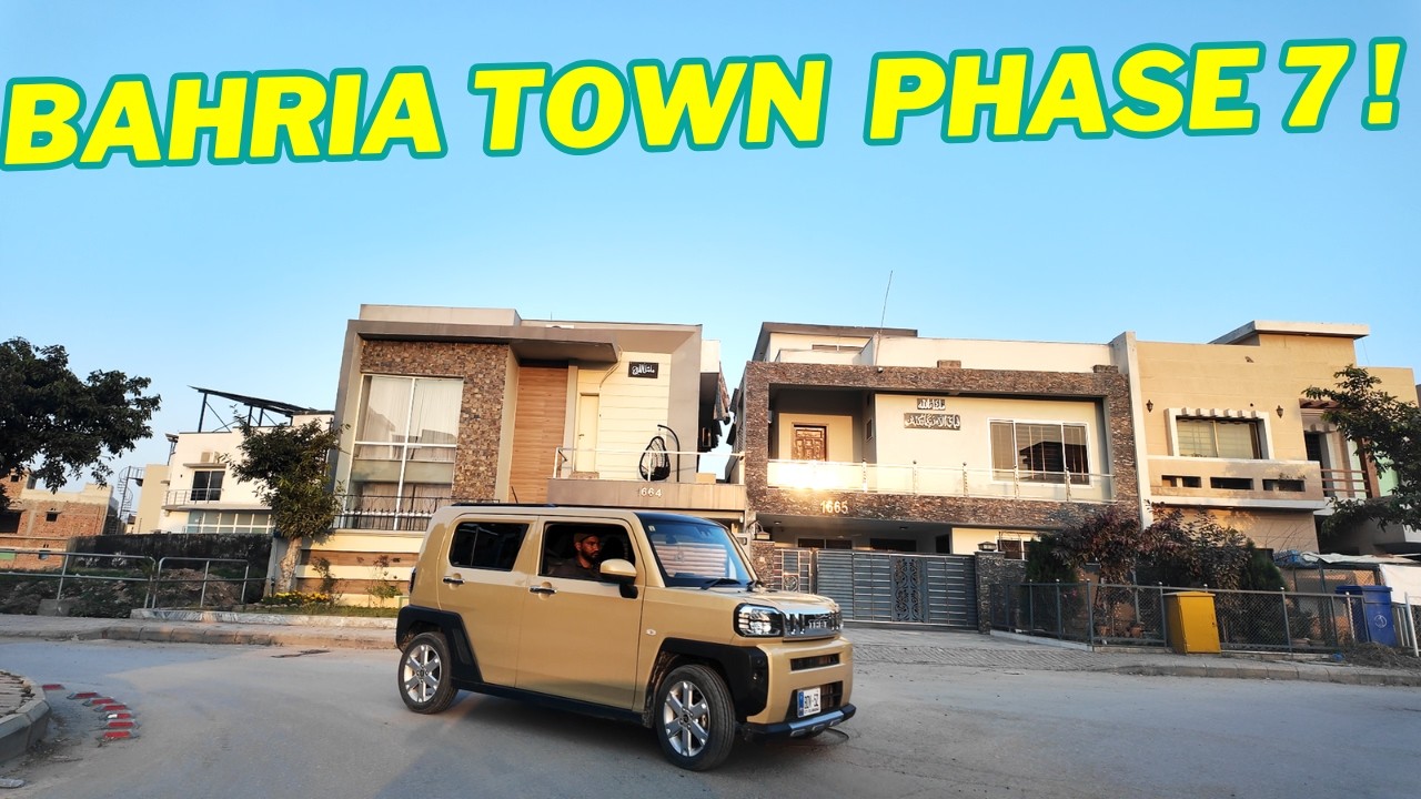 Old Airport Road to Bahria Town Phase 7 | Evening Drive 5PM | Rawalpindi 4K 2026
