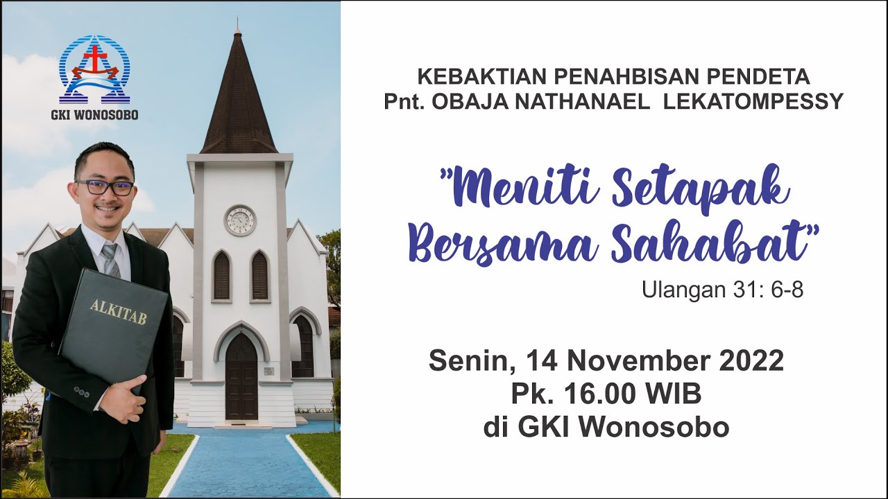 Kebaktian Penahbisan Pendeta - 14 November 2022
