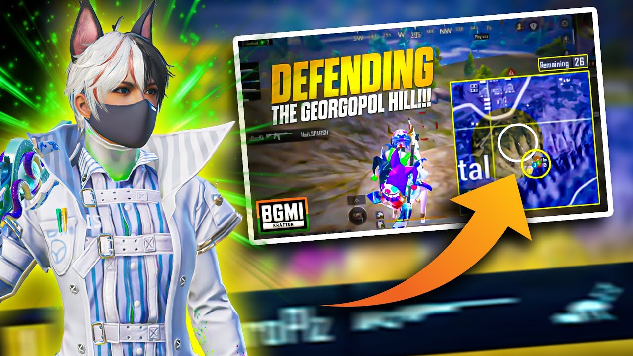 Heavy AWM Sniping In Last Zone GEORGOPOL HILL Domination BGMI Intense Gameplay | Faroff