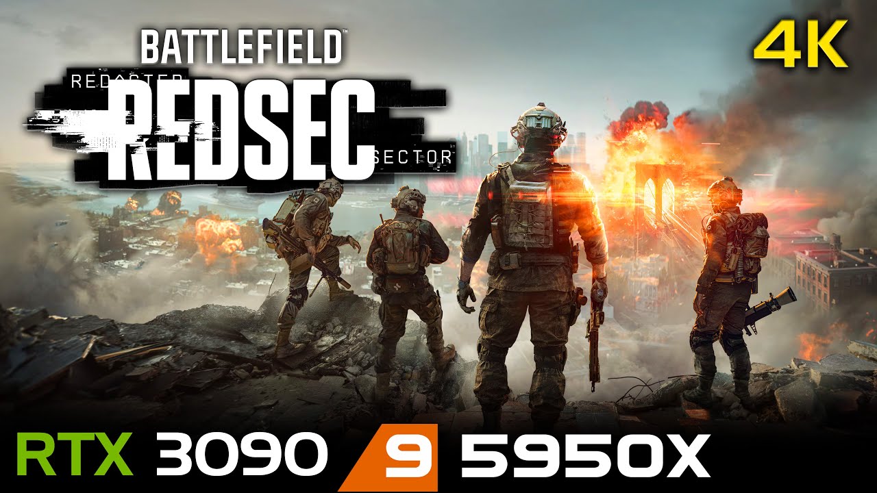 Battlefield 6 REDSEC | 4K | RTX 3090 | 5950X | Самые низкие настройки